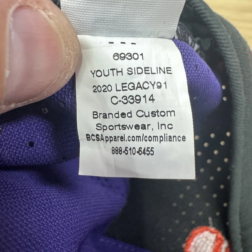 Clemson Tigers Hat Cap Strap Back Purple Legacy91‎ Nike On Field Youth Sideline